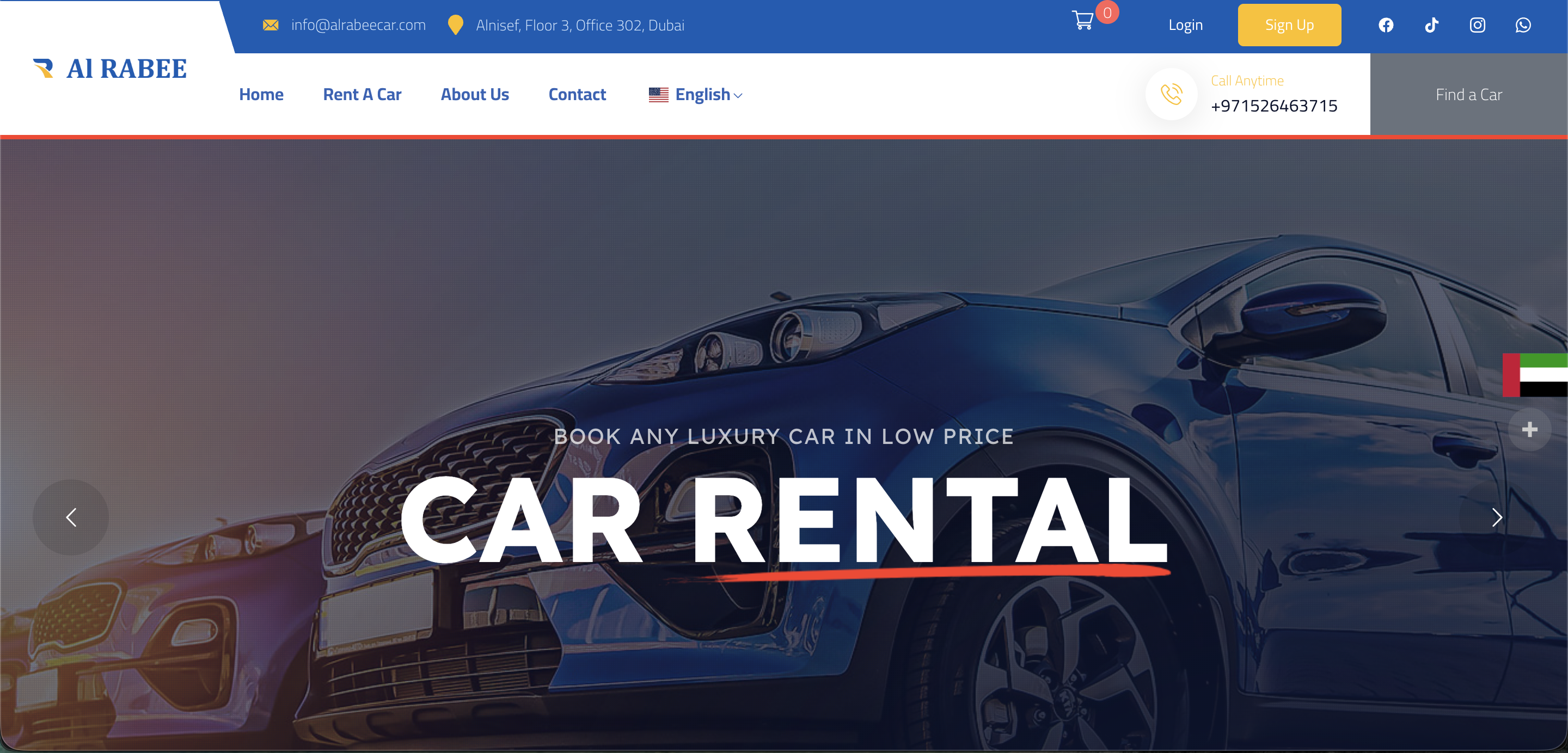 Alrabee Car Rental screenshot